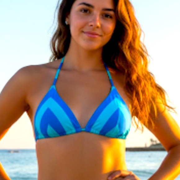 Adore Me Blue  push up Bikini top - Picture 1 of 4